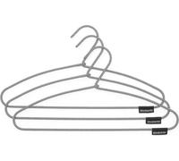 Brabantia - Cintres - revêtement tissu antidérapant - cintres en tissu - accessoires de garde-robe Soft Touch - portemanteau organisateur - lot de 3 - Black/White - 21,5 x 41,5 x 1,3 cm