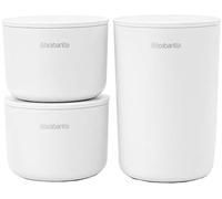 Brabantia Conteneurs porte-objets 3 pièces blanc