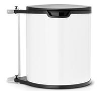 Brabantia De Luxe poubelle 15 l blanc-noir 428081