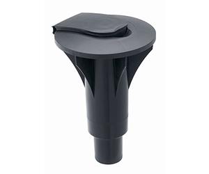 Brabantia - Douille en Plastique Refermable - pour Séchoirs Topspinner et Lift-O-Matic - Plastique Solide Résistant aux Intémpéries - Facile à Installer - Noir - Ø 50 mm