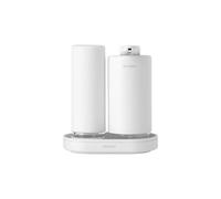 Brabantia - Ensemble Distributeur de Savon SinkStyle avec 2 Distributeurs Élégants pour Savon à Main et à Vaisselle, Plateau Texturé et Distributeur de Liquide Vaisselle - 2 x 200 ML