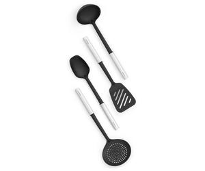 Brabantia Ensemble d'ustensiles de cuisine anti-adhésifs Profile Acier inoxydable