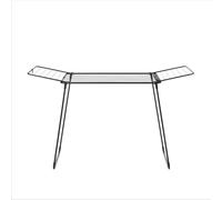 Brabantia Étendoir à Linge HangOn Too, 18 mètres (Noir Mat) - Séchoir à Linge Large capacité pour Une Charge complète de Machine - Étendoir Pliable ne nécessitant Pas de Pince à Linge