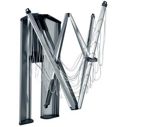 Brabantia Étendoir mural WallFix 24 m avec boîte de protection Gris