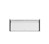 Brabantia Fall Front Boîte à Pain - Grande Boîte de Rangement pour le Pain, les Bagels, les Petits Pains - Design peu Encombrant avec Dessus Plat
