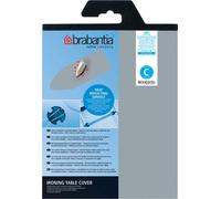 BRABANTIA Housse pour table à repasser - 124 x 45 cm - Gris métallisé