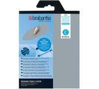 BRABANTIA Housse pour table à repasser - 124 x 45 cm - Gris métallisé