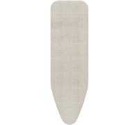 Housse de Table à Repasser Brabantia Taille B 124 x 38 cm - Denim Grey | Couche supérieure 100% Coton avec Rembourrage en Mousse de 8 mm | pour Tables à Repasser de Taille B | Durable et Lavable