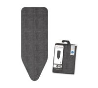 Brabantia Housse pour Table à Repasser C, 124 X 45 cm - Coton, Mousse 4 mm & Feutre 4 mm - Silver