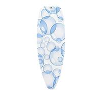 Brabantia - Housse Table à Repasser D - PerfectFlow Tout-en-Un - Innovant à Trois Couches - Conçue pour la Vapeur - Absorber Toute la Condensation - 100% Coton Résistant - Bubbles - 135 x 45cm