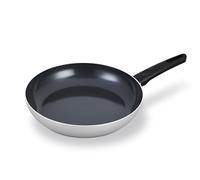Brabantia INDU+ Poêle à Frire 30 cm - Tous Feux dont Induction - Revêtement Céramique sans PFAS - Aluminium Recy ris