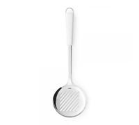Brabantia Küchenhelfer Essential, Abschöpfer, Schaumlöffel, Kelle in Weiß und Edelstahl, 400520