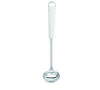 Brabantia Küchenhelfer Essential, Sossenlöffel/-Kelle, Weiß und Edelstahl, 400506