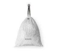 Brabantia - Lot de 40 sacs poubelle PerfectFit M blanc 60 litres - Blanc