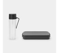 Brabantia Make & Take Ensemble Boîte Repas 1100 L Plastique Gris, Transparent 2 Pièces Gris