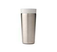 Brabantia - Make & Take Mug de voyage Dark Grey (0.36L) étanche & Isotherme avec Couvercle Smart Click. Garde les Boissons Chaudes pendant 6 Heures & Froides pendant 8 Heures.