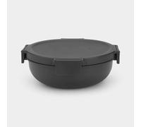 Brabantia Make & Take Salad Lunch Bowl 1.3L Dark Grey (bol à salade à emporter)
