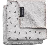 Brabantia Microfiber Chiffon de Nettoyage (Ensemble de 2), Gris Clair, 30 x 30 x 0,5 cm