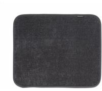 Brabantia Mikrofaser Trockenmatte, Geschirrmatte, Geschirrablage, Microfaser, Dark Grey, 117626