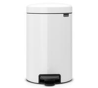 Brabantia NewIcon poubelle 12 l blanc-noir 111969