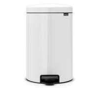 Brabantia NewIcon poubelle 20 l blanc-noir 111846