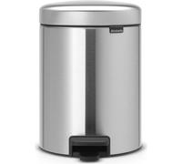 Brabantia Newicon Poubelle à pédale 5L Acier mat