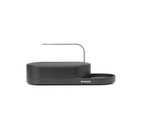 Brabantia - Organiseur pour évier avec un Design Compact pour les Éponges et la Brosse à Vaisselle, avec un plateau d'Égouttage en sillicone antidérapant pour l'Écoulement de l'eau.