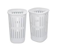Brabantia Panier à linge Collect-It 55L, lot de 2, White