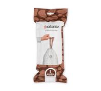 Brabantia PerfectFit Sacs 40-4 (L) - 20 pièces par rouleau, sacs poubelle, plastique, White, 45 L, 138607