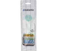 brabantia Sacs Poubelle PerfectFit (Compostables) - 6L (S) - 10 pièces par rouleau