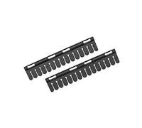 Brabantia - Porte-Chaussettes - Accessoire pour Séchoir à Linge - Pas Besoin de Pinces à Linge - Organisateur pour Soutien-Gorge, Chaussettes & sous-Vêtements - Click-on - Lot de 2 - Matt Black