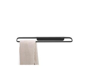 Brabantia - Porte-Serviettes Mindset - Convient aux Serviettes Normales & Grandes Serviettes Pliées - Supporte Jusqu'à 2 kg - Accessoire de Rangement pour Salle de Bain - Infinite Grey - 56 x 8,5 cm