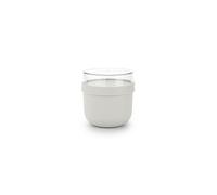 Brabantia - Pot à Encas Make & Take 0.5L - avec Récipient à Garnitures à Visser (180 ml) - Étanche - Grande Ouverture - Convient pour le Congélateur, le Lave-Vaisselle & le Micro-Ondes - Light Grey