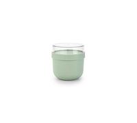 Brabantia - Pot à Encas Make & Take 0.5L - avec Récipient à Garnitures à Visser (180 ml) - Étanche - Grande Ouverture - Convient pour le Congélateur, le Lave-Vaisselle & le Micro-Ondes - Jade Green