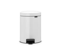 Brabantia Poubelle à pédale, Blanc, 5 L