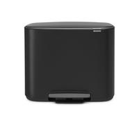 Brabantia Poubelle à pédale Bo 36 l Noir mat