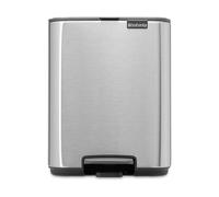 Brabantia Poubelle à pédale Bo 7 L Matt Steel Fingerprint Proof