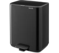 brabantia Poubelle à Pédale "Bo Waste Bin", 12L - Matt Black