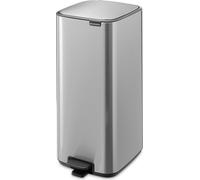 brabantia Poubelle à Pédale "Bo Waste Bin", 30L - Matt Steel Fingerprint Proof
