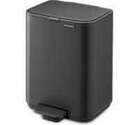 brabantia Poubelle à Pédale "Bo Waste Bin", 4L - Mineral Infinite Grey