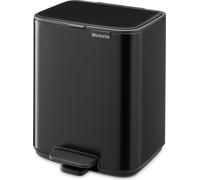 brabantia Poubelle à Pédale "Bo Waste Bin", 7L - Matt Black