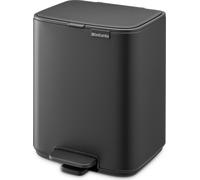 brabantia Poubelle à Pédale "Bo Waste Bin", 7L - Mineral Infinite Grey