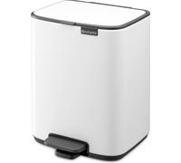 brabantia Poubelle à Pédale "Bo Waste Bin", 7L - White