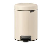 Poubelle de salle de bains 3L, ronde, beige, Brabantia NewIcon