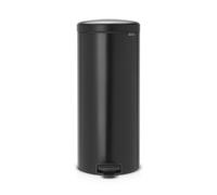 Brabantia Poubelle à pédale New Icon 30 litres noir mate