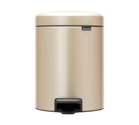 Brabantia Poubelle à pédale New Icon 5 litres Metallic Gold