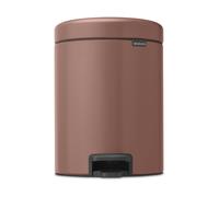 Brabantia Poubelle à pédale New Icon 5 litres Satin Taupe