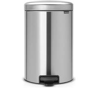 BRABANTIA Poubelle à pédale NewIcon 20L Acier mat