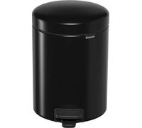 Brabantia Poubelle à pédale Newicon 5,0 L noir mat