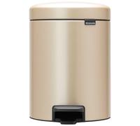 Brabantia Poubelle à pédale NewIcon 5 litres Champagne